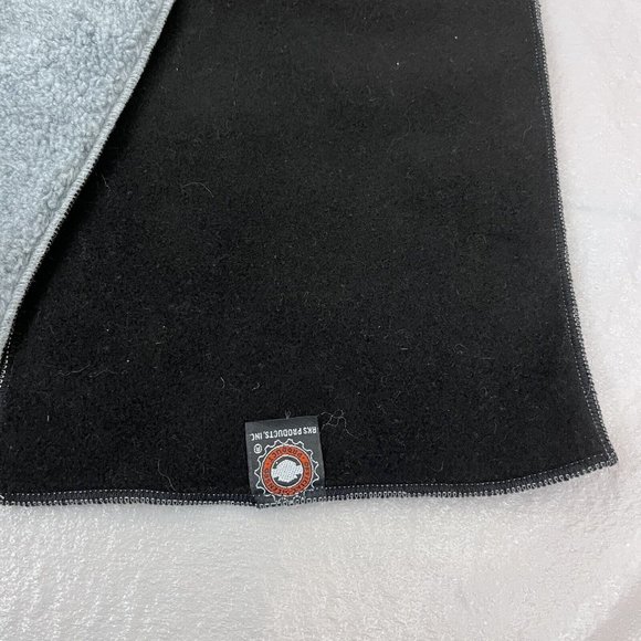 RARE Harley Davidson Gray Black Winter Fleece Scarf 9"x62" Official RKS Products - Picture 6 of 8